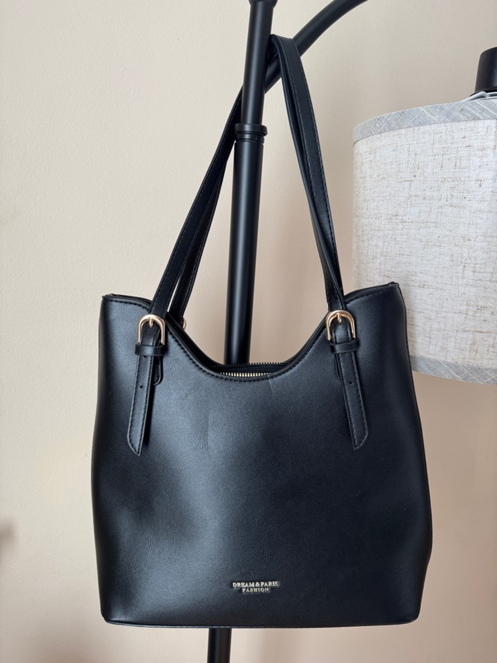 Black Shoulder Tote Bag